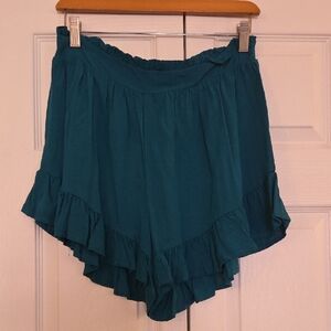 Wild Fable Teal Casual Shorts